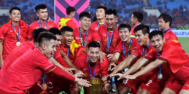 Việt Nam đăng quang vô địch ĐNA vào 2 năm 2008 và 2018