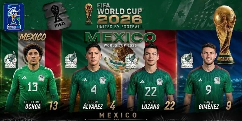 Mexico với lợi thế sân nhà sẽ là đối thủ đáng gờm trong bảng đấu