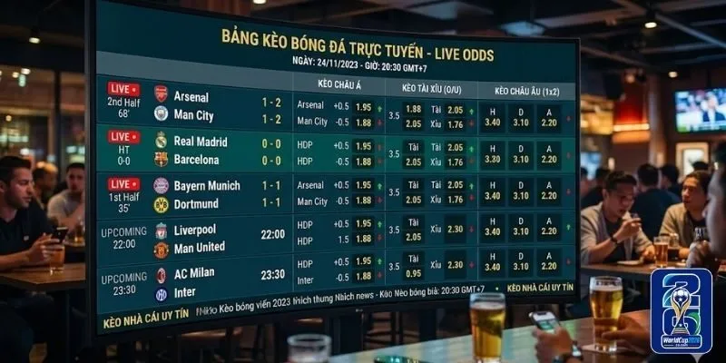 Ưu điểm khi sử dụng bảng kèo trực tuyến